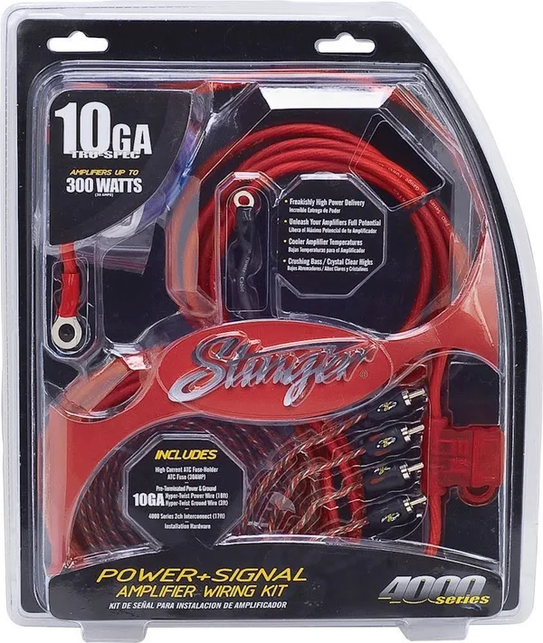 Stinger SK46101 10 Gauge 4000 Series Power & Signal Wiring Kit