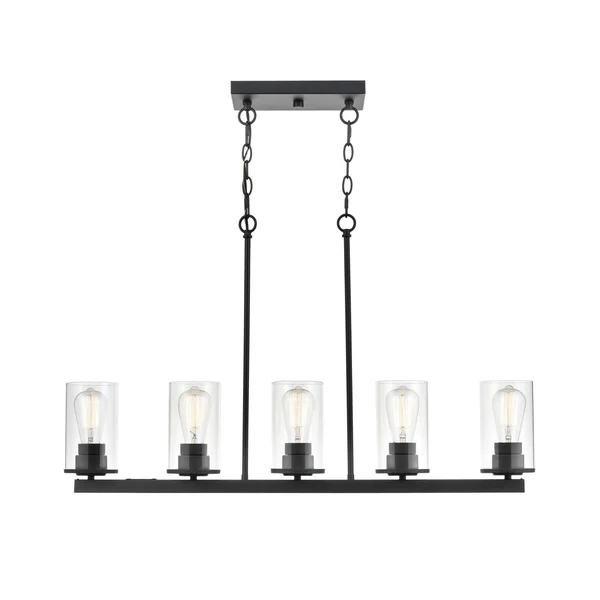 Millennium Lighting 2725-MB Verlana - 5 Light Pendant Matte Black
