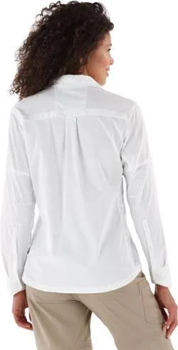 Rei Co-op Women's Sahara Button-Up Long-Sleeve Shirt White XL