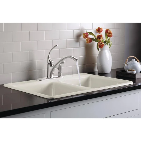 Kohler K-10413-BN Forte Kitchen Faucet Vibrant Brushed Nickel