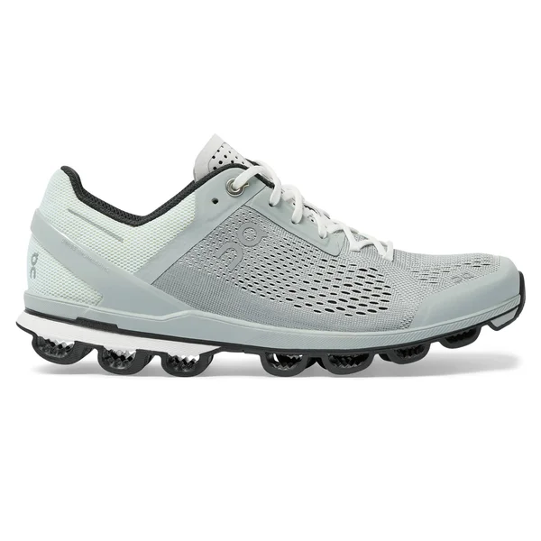 on Running Women's Cloudsurfer Glacier/Black, 11, M
