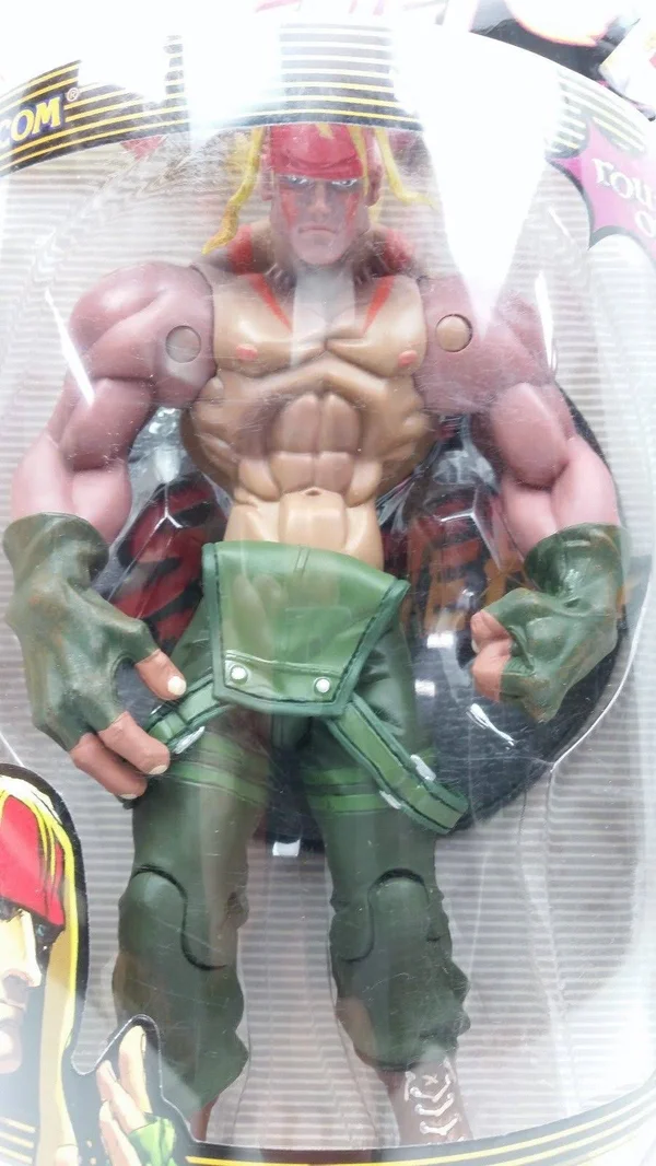 Street Fighter Ken Action Figure Round One Alpha 3 Capcom 1999 New Sealed