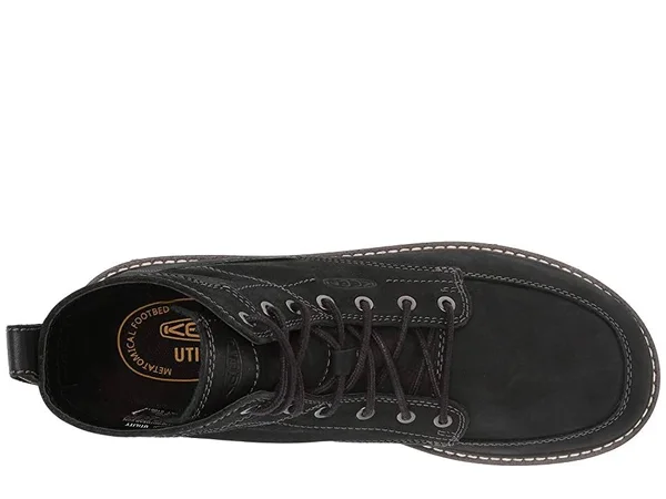 Keen Utility Men's San Jose Work Boots - Black/Off White