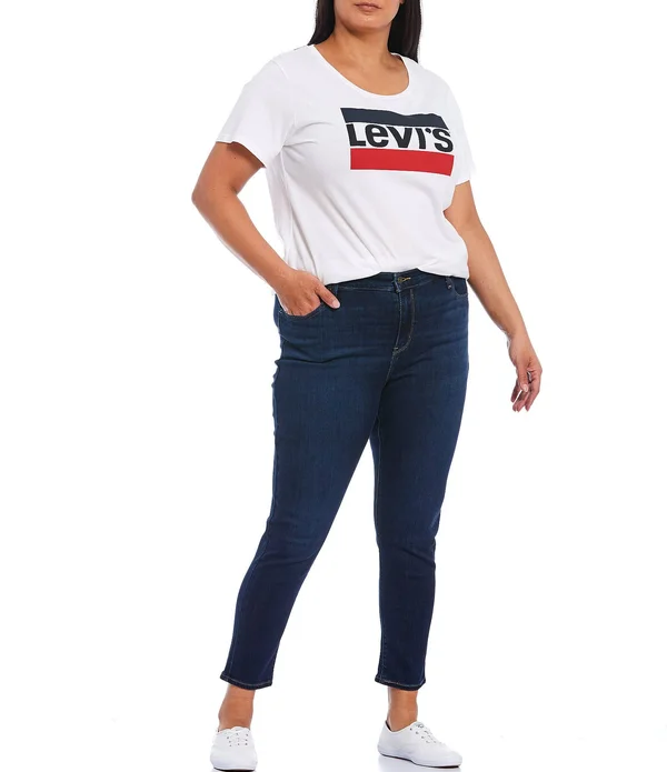 Levi&s Women's Plus-Size 721 High Rise Skinny Ankle Jeans