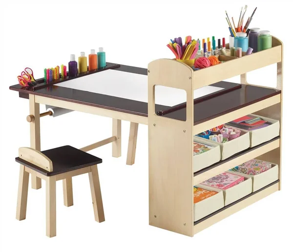 Guidecraft Deluxe Art Center, Size: Kids