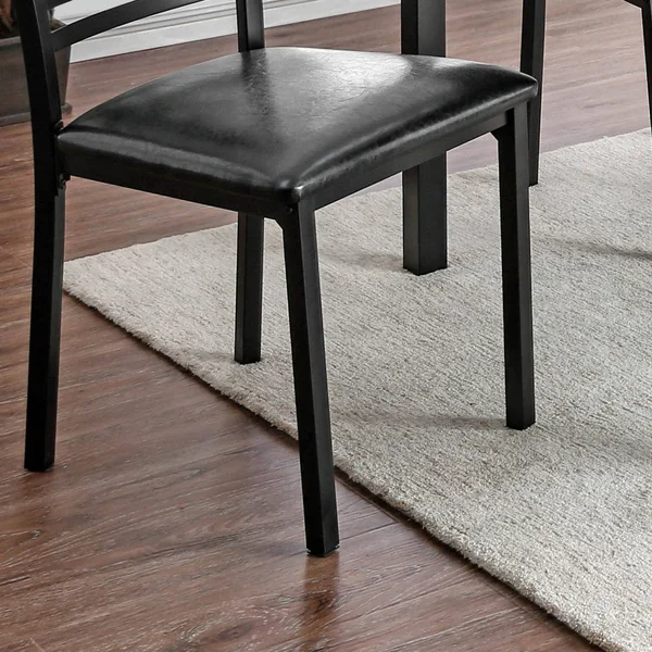 Furniture of America Lova Contemporary Side Chairs Set of 2 (White)