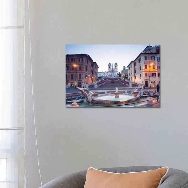 iCanvas Spanish Steps, Rome by Matteo Colombo Canvas Print 18x26x0.75