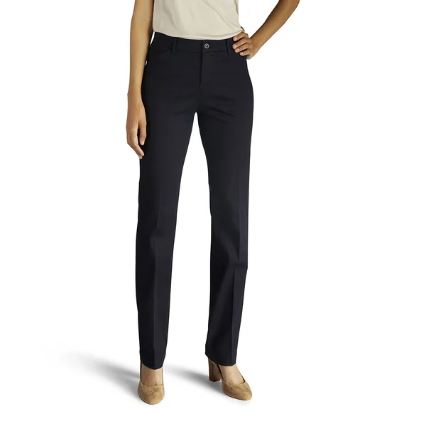 Lee Women's Flex Motion Regular Fit Straight Leg Pant