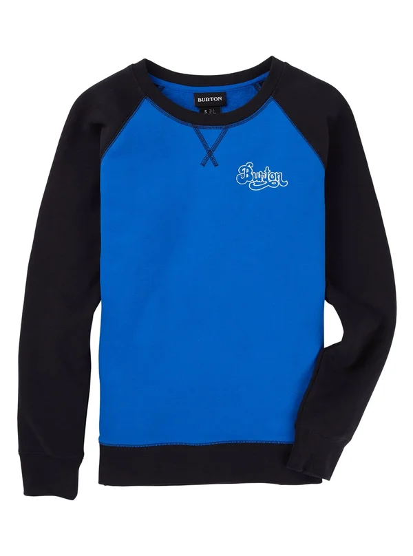 Burton Women's Keeler Crew Fleece - Lapis Blue, True Black, XL