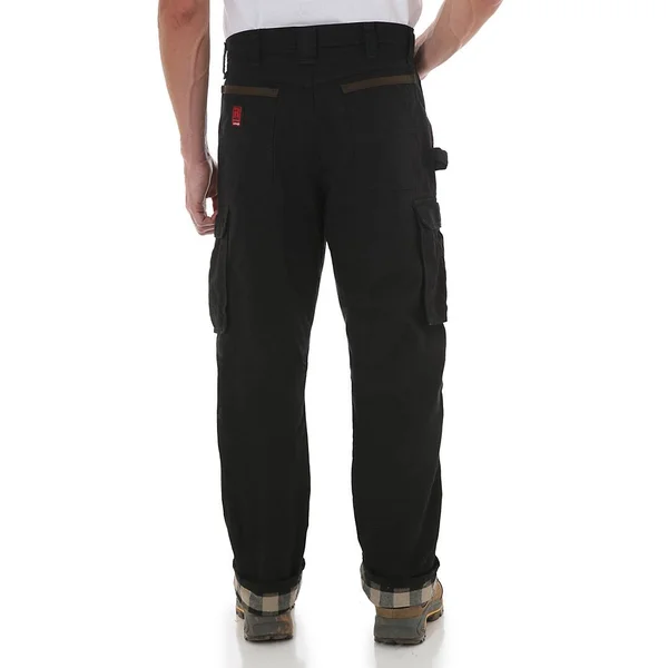Wrangler Riggs Workwear Lined Ripstop Ranger Pant Black Size 32/L36