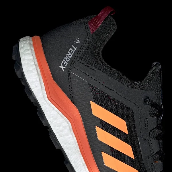Adidas Men's Terrex Agravic Flow Shoes Col Burgundy - Solar Orange, Black 10
