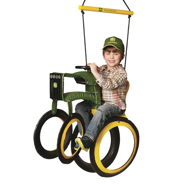 John Deere - Tractor Tire Swing, 27.5 x 10.75 x 53.5