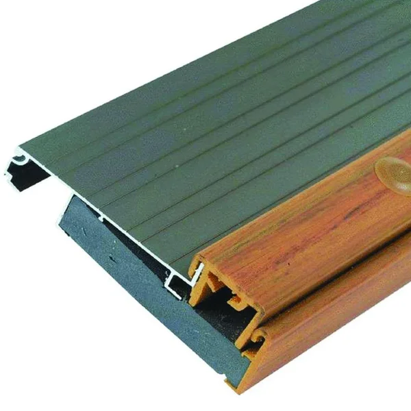 M-D Building Products Adjustable 4.5 in. x 56 in. Aluminum Threshold - Gray