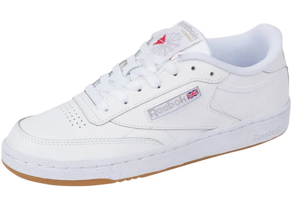 Reebok Club C 85 White/Grey/Gum Women's Shoes - Size: 6.5