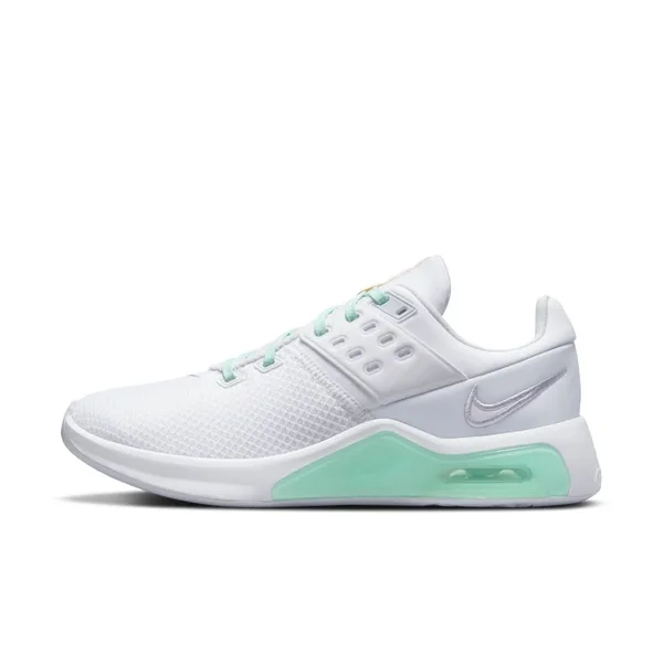 Nike Air Max Bella TR 4 White/Green Women's Training Shoes, Size: 7.5