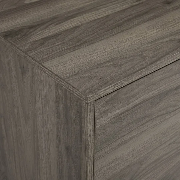 Saracina Home 60 Mid Century Modern TV Stand Slate Gray