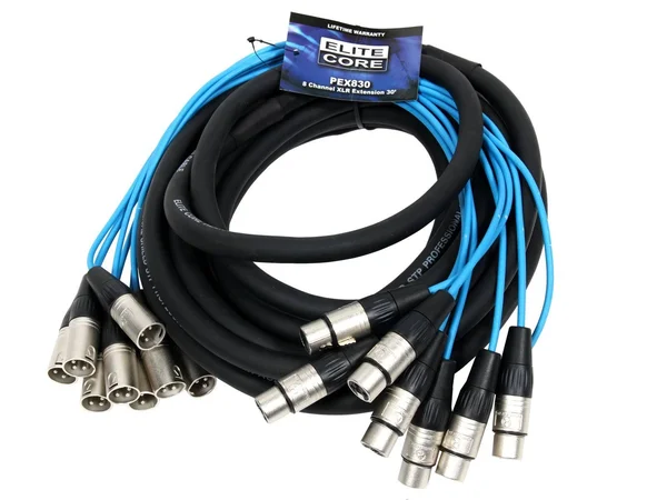 Elite Core PEX830 8 Channel 30& Fan to Fan XLR Extension Snake