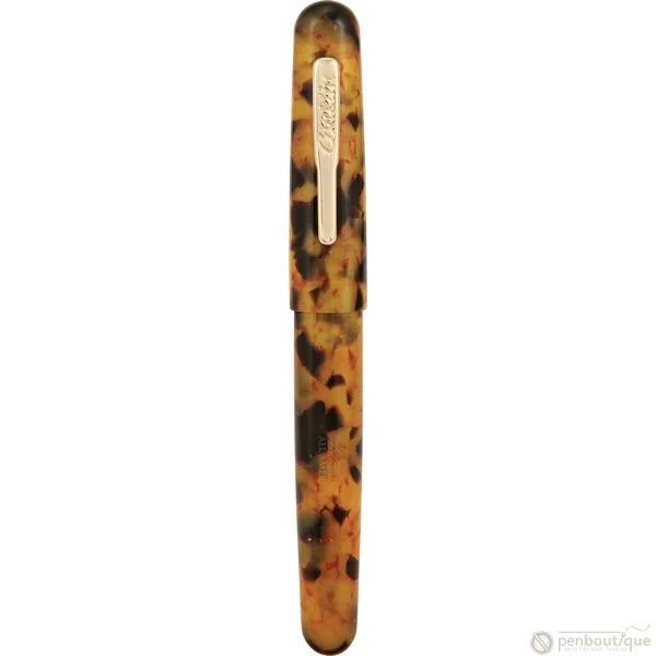 Conklin All American Fountain Pen - Tortoiseshell - Omniflex