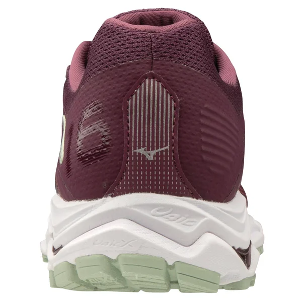Mizuno - Women's Wave Inspire 16 Running Shoe - Mauve Wine-Cayenne, Size 12