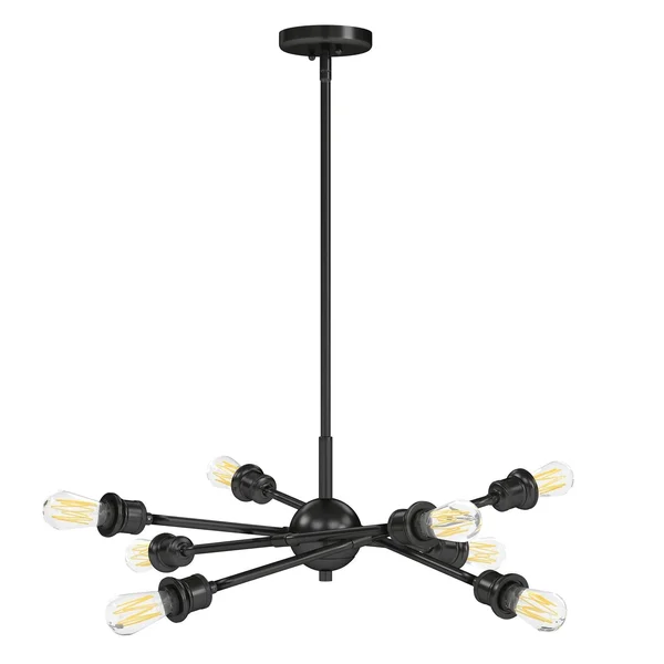Golden Lighting 1945-8 OG-GLOBE-SD Axel - 8 Light Chandelier Olympic