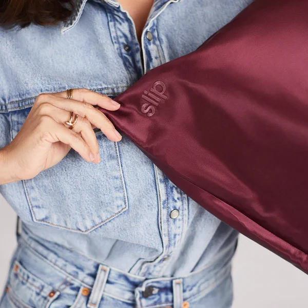 Slip Pure Silk Pillowcase - Plum - Size Queen