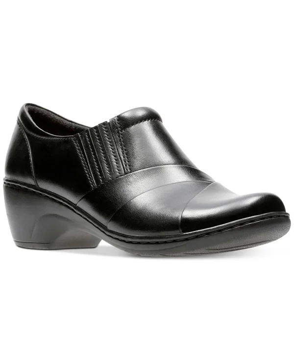 Women's Clarks Channing essa, Size: 6, Black Leather