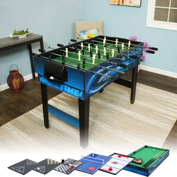Sunnydaze Decor 40x22 10-in-1 Multi Game Table