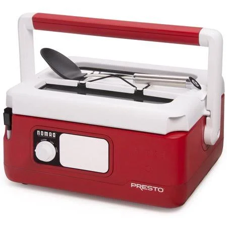 Presto 6011 Slow Cooker - 7.4 inch x 12.5 inch x 15.9 inch, Red