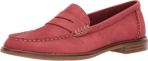 Women's Sperry Seaport Penny Loafer Red - Size 8.5M