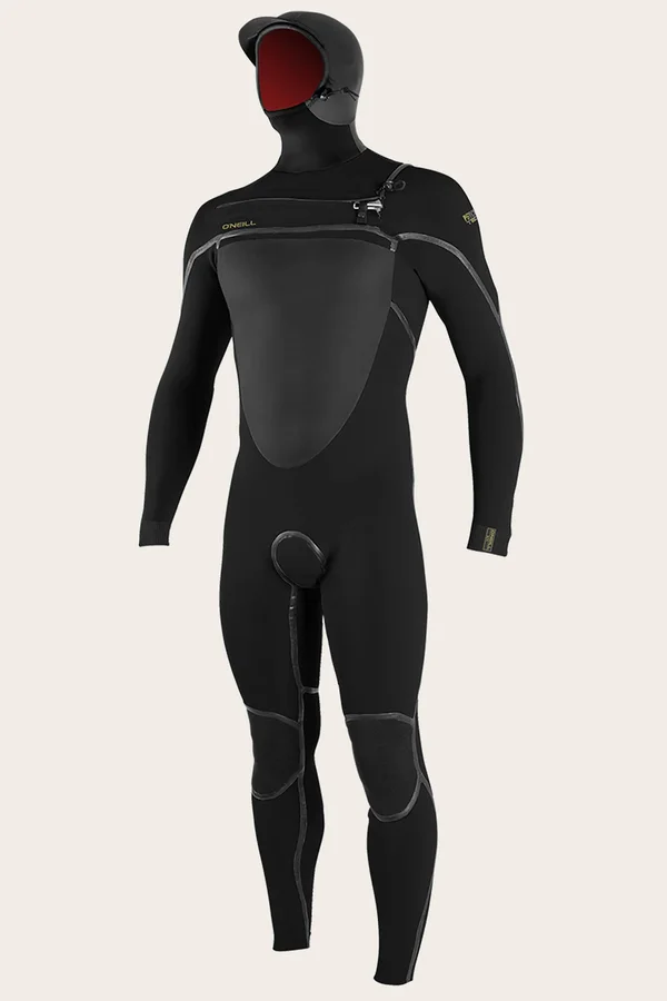 O&Neill Psycho Tech 5.5/4+ Chest Zip Wetsuit - Black - XLS
