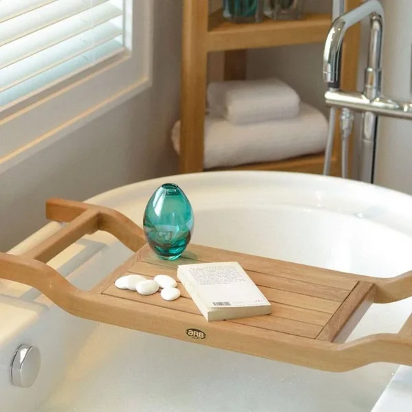 ARB Teak Specialties Coach Bath Tub Seat- Caddy - 34.5 Inches