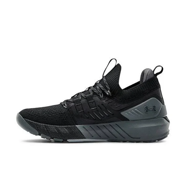 Under Armour Project Rock 3 Black/Grey Men's Training Shoes - Size: 9.5