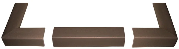 Kidkusion - Fireplace Bumper Pad Brown, 3" x 3"