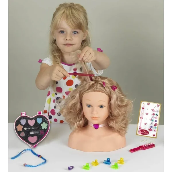 Theo Klein 5240 Princess Coralie Make-Up and Hairstyling Head (33 cm)