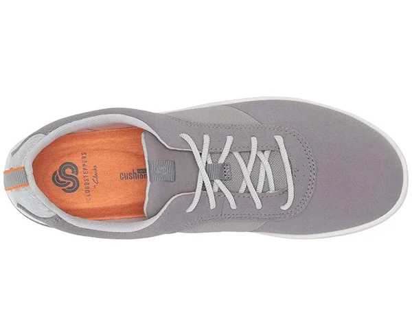 Clarks Women's Arla Step Sneaker, Size: 6, Grey Textile