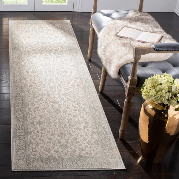 Safavieh Noble Tjanka Modern Oriental Polyester Rug - 3&3x22 x 4&7x22 - Brown/Cream