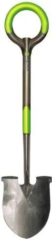 Radius Garden 202 Pro Ergonomic Stainless Steel Shovel, Original Green