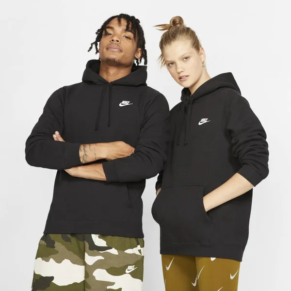 Nike Sportswear Pullover Hoodie, Size: Xxxl, Black