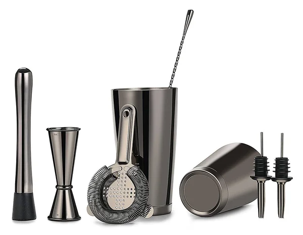 Boston Cocktail Shaker Bar Set by VinoBravo: 18oz 28oz Weighted Shaker Tins