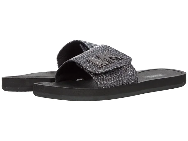Michael Kors MK Slide Gunmetal 8 M