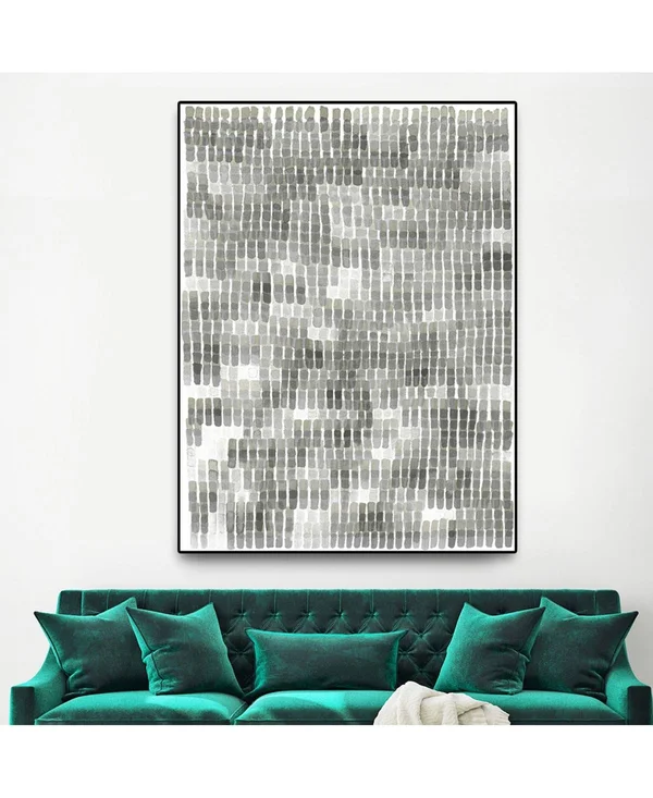 Giant Art Woven Reeds III Oversized Framed Canvas, 40x22 x 60x22 - Multi