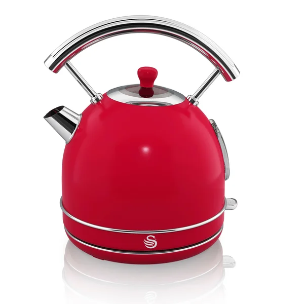 Retro Dome Kettle 1.7L Red, Swan