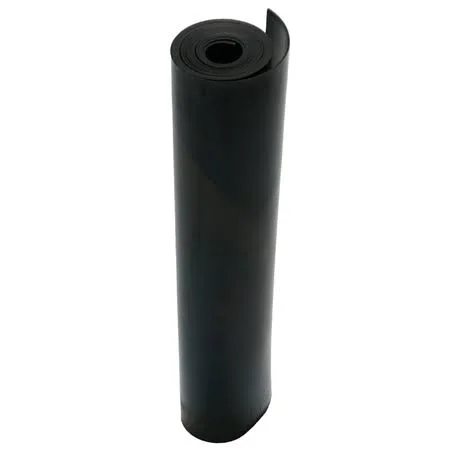 Rubber-Cal Neoprene 3/16 in. Thick x 36 in. Length x 192 in. Width Commercial Grade - 60A Rubber Sheet, Black 20-101