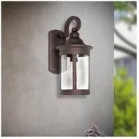 Forte Lighting 1771-01-32 Signature Outdoor Wall Light Antique Bronze