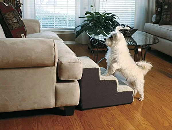 Dallas Manufacturing Co. 3 Step Home D閏or Pet Steps - Brown & Tan