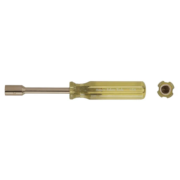 Ampco ND-14MM Nut Driver, 14.0mm, Solid, Fluted, 5-1/8 in.