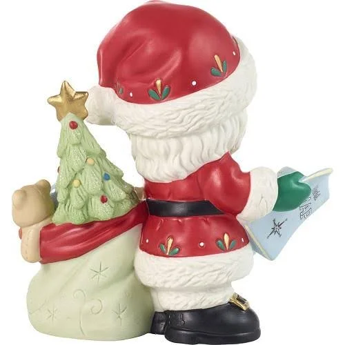 Precious Moments Joy to The Whole Wide World Annual Santa Figurine
