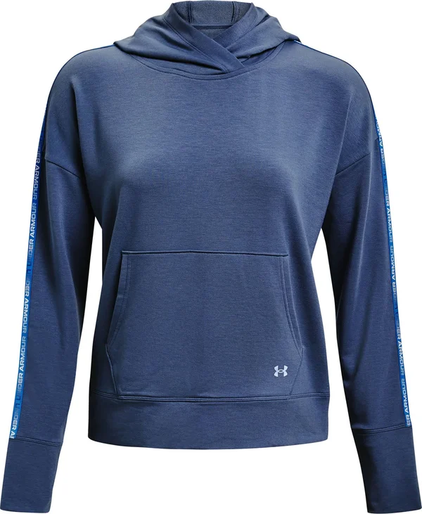 Under Armour Women's Rival Terry Taped Hoodie Blue S