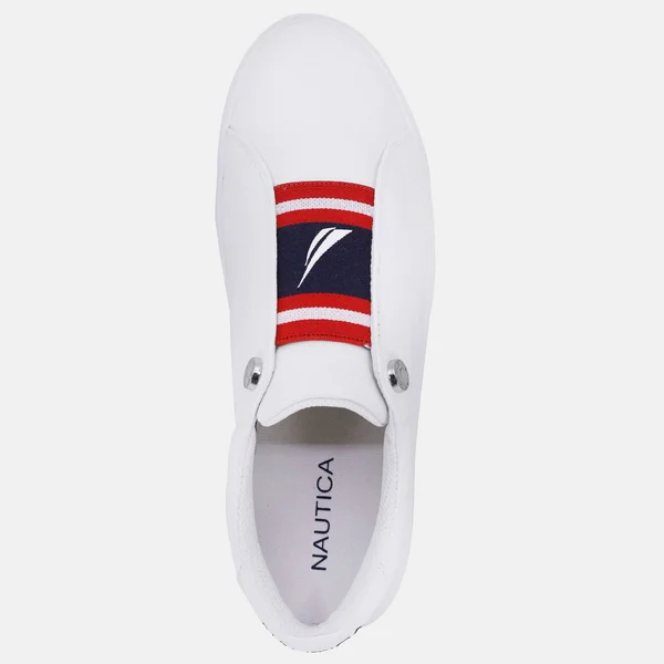 Nautica Women's Nitara Fashion Sneakers - White - 6.5M