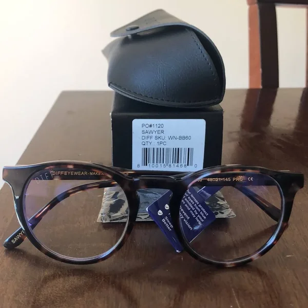 Diff Eyewear Sawyer Blue Light Blocking Glasses - Brown - Women's